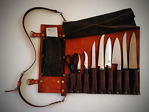 JN Handmade Leather Roll Bag LS2d